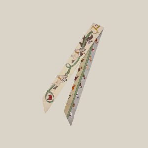 Twilly Turf, Les Courses - Beige Clair / Vert Amande / Brun
