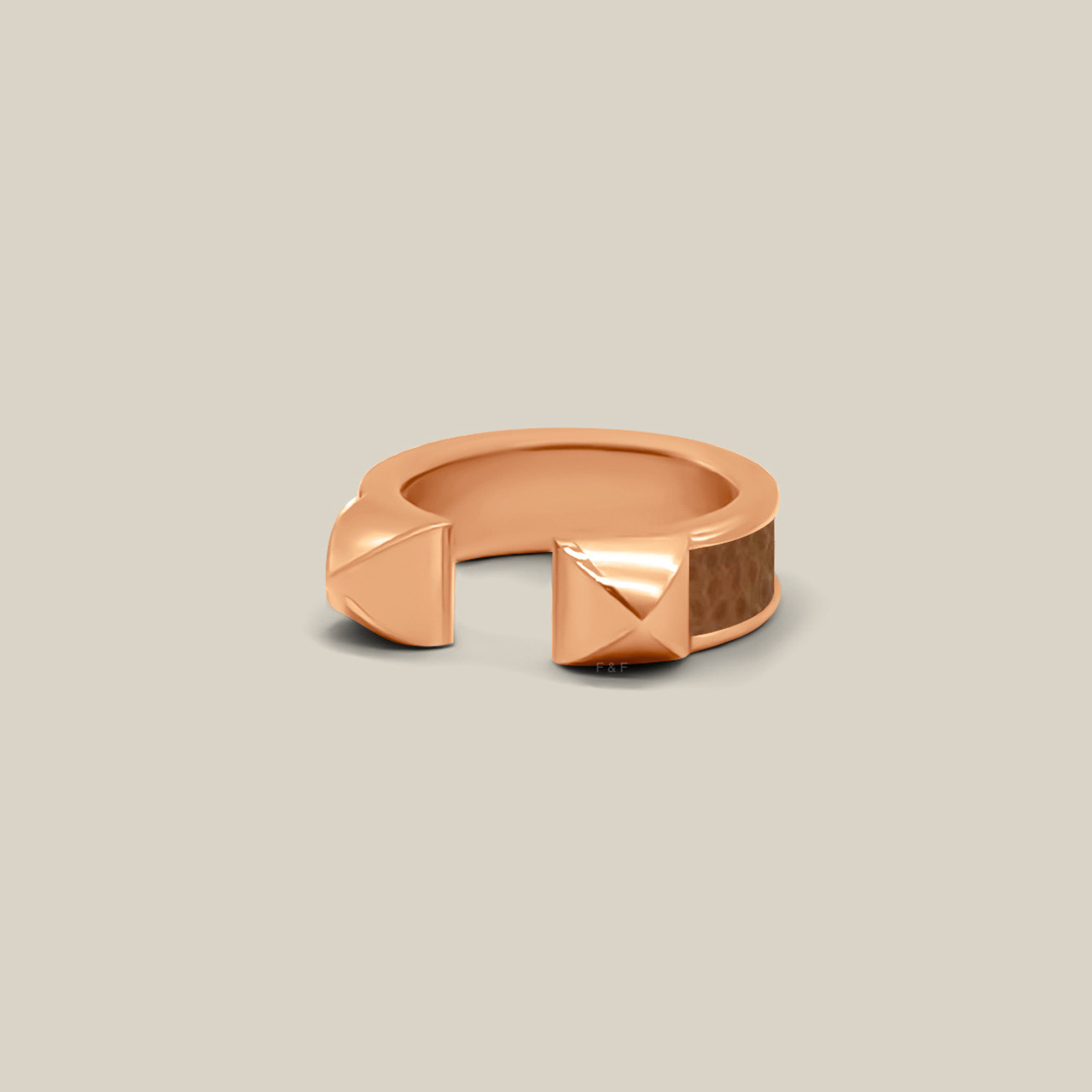 Athena Double Stud Ring