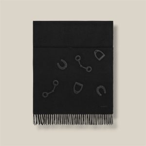 Patch Equestre Scarf - Noir