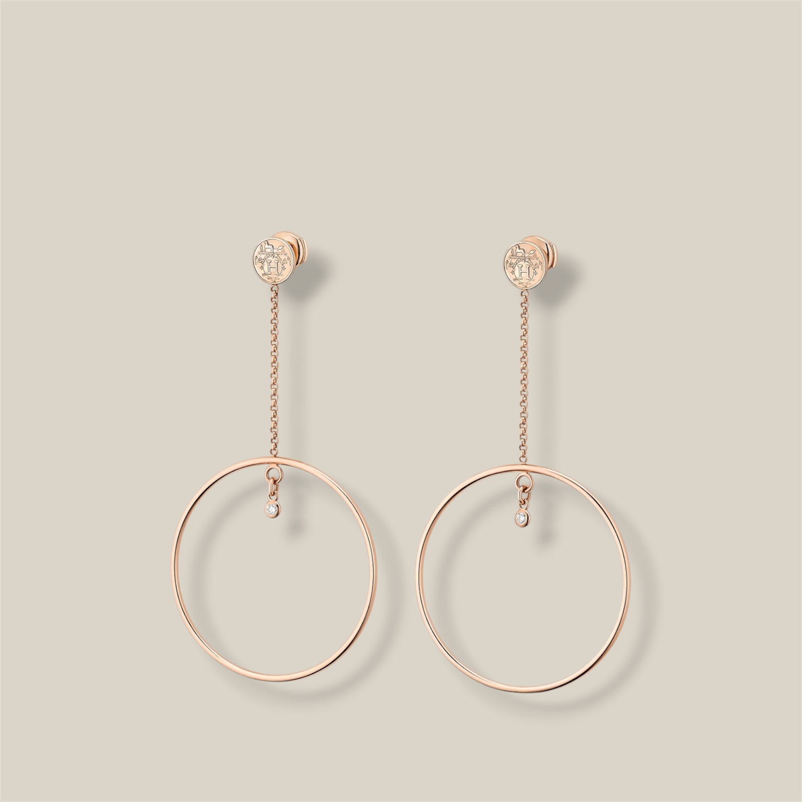 Hermès Ex-Libris Earrings